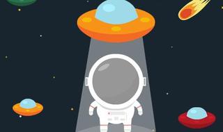 Astronaut vs Alien