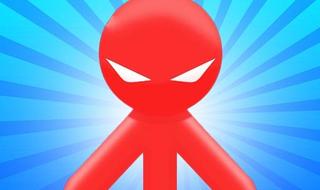 Red Stickman vs Monster School