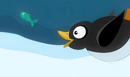 Penguin's Feast: Fish Hunt